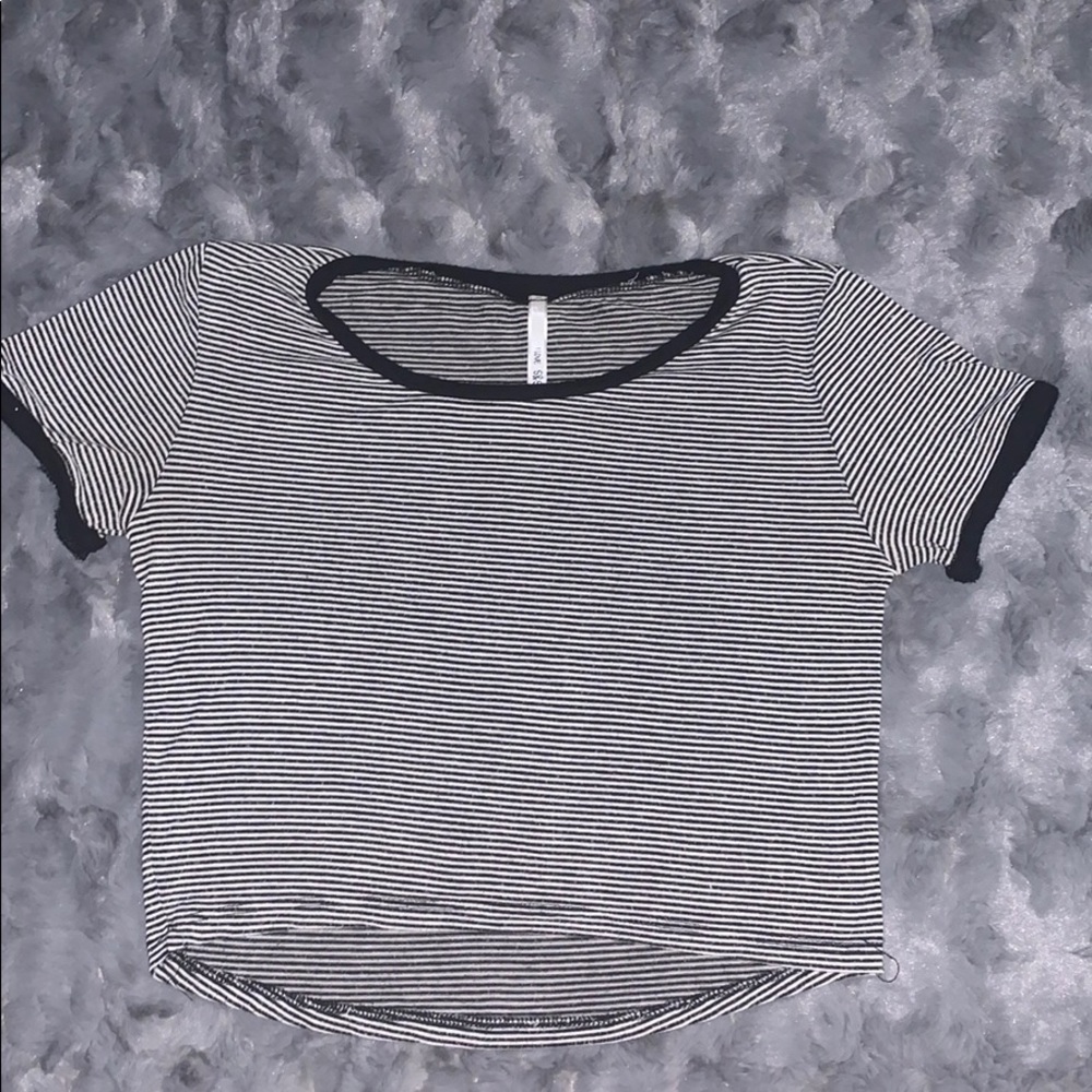 Striped Crop Top
